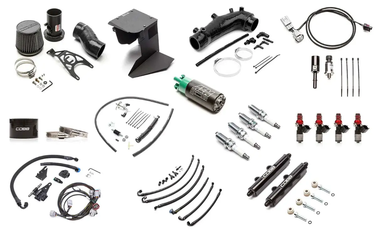 Cobb Nexgen Stage 1 To Stage 2 + Flex Fuel Power Package Upgrade W/ Blue Intake - 2015-2018 Sti 1