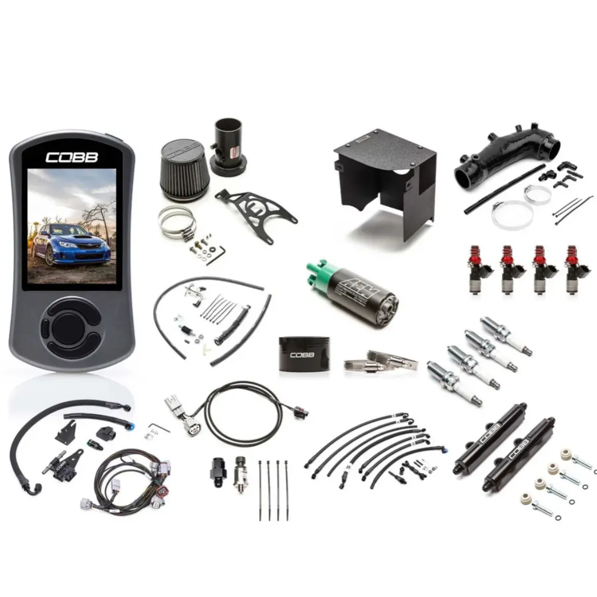 Cobb Nexgen Stage 2+ Flex Fuel Power Package - Blue - 08-14 Subaru Sti 1