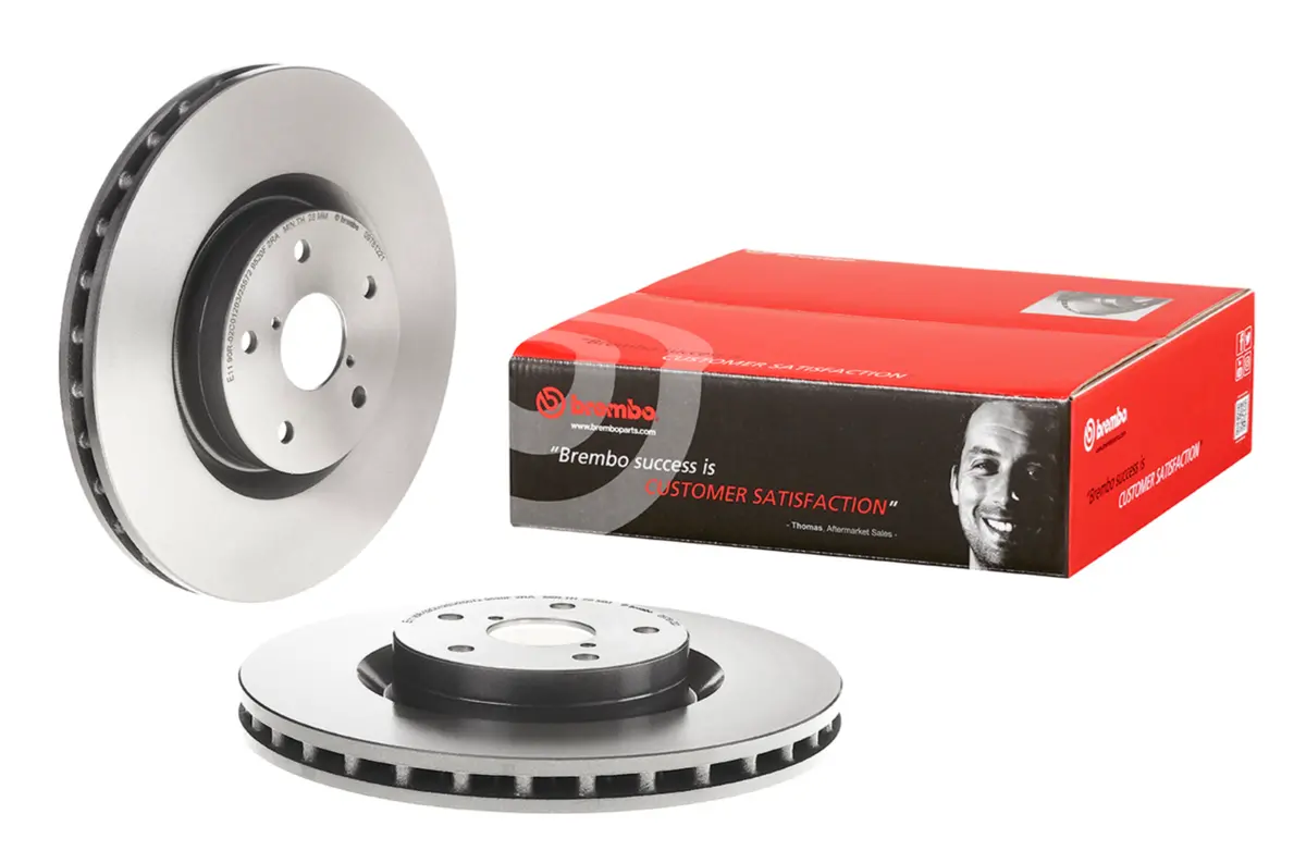 Brembo Premium Uv Coated Oe Equivalent Single Rotor - Front - 05-17 Sti 1