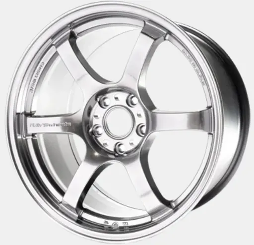 Gram Lights 57Dr 17X9.0 +38 5X114.3 Grace Silver Wheel 1