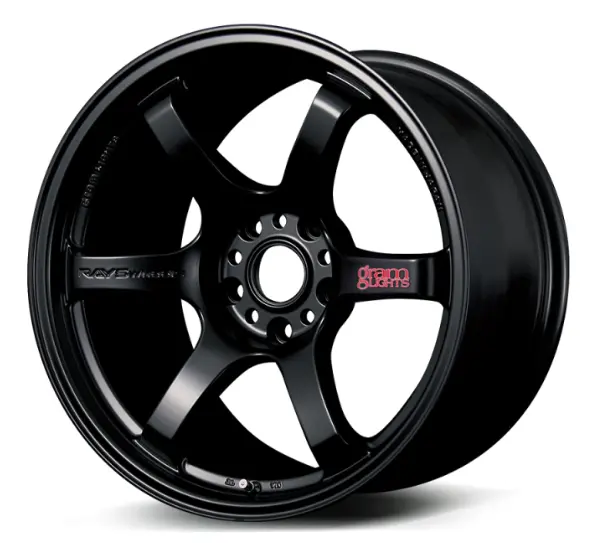 Gram Lights 57Dr 18X9.5 +38 5X114.3 Semi Gloss Black Wheel 1