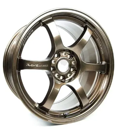 Gram Lights 57Dr 18X9.5 +38 5X114.3 Almite Gold Wheel 1