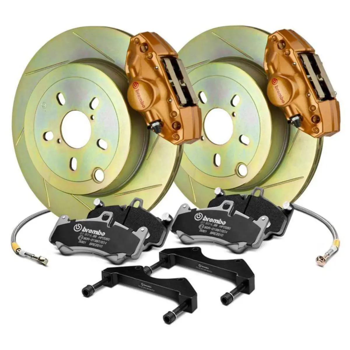 Brembo Oe Gold Rear Brake Kit - Wrx 2002-2007 1