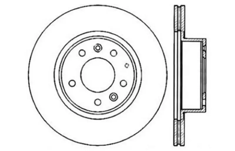 Stoptech Slotted & Drilled Sport Brake Rotor 1