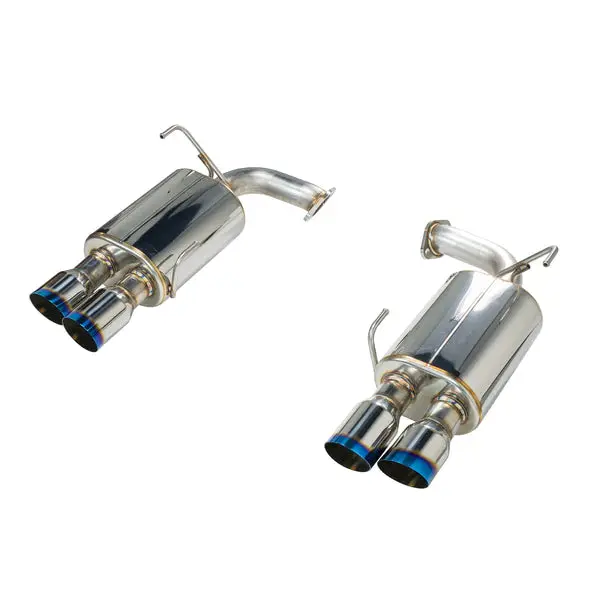 Remark Axle Back Exhaust W/Burnt Stainless Steel Single Wall Tip - 15-21 Subaru Wrx/Sti 1