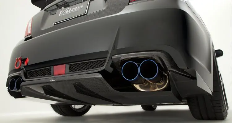 Varis Rear Diffuser For 2008-14 Subaru Wrx Sti [Gvb] Vasu-099/100 Vasu-107/108 1