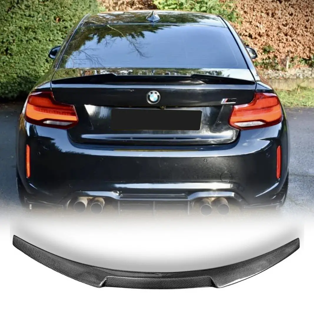 Bmw F87 M2 & F22 V Style Trunk Spoiler - Carbon Fiber 1
