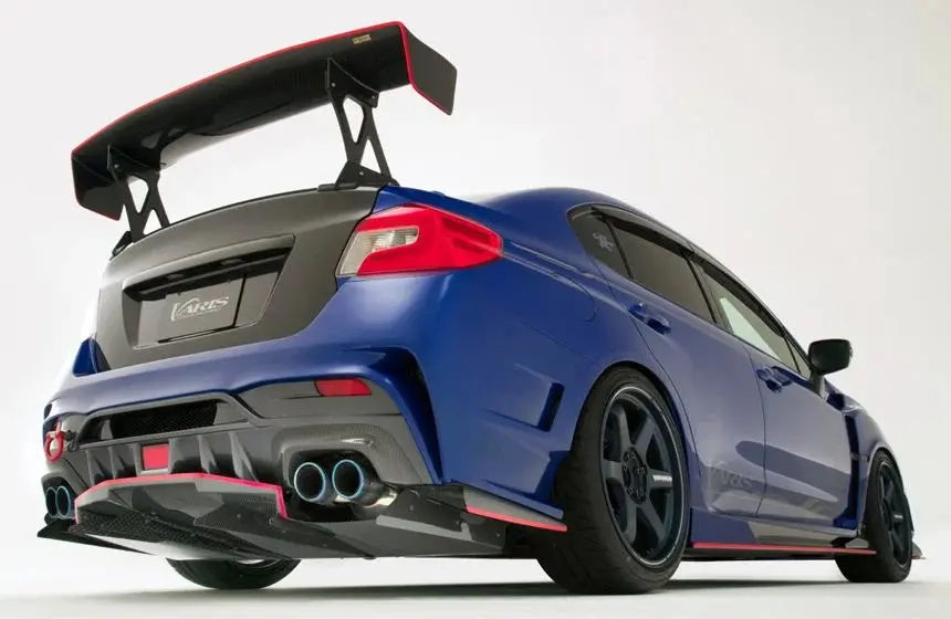 Varis Euro Edition All Carbon Gt Wing For Va Subaru Wrx Sti (290Mm Stands) 1
