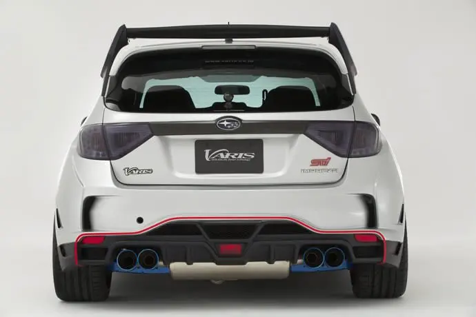 Rear Diffuser (For Varis Bumper) For 2008-14 Subaru Wrx [Grb] Vasu-178 1