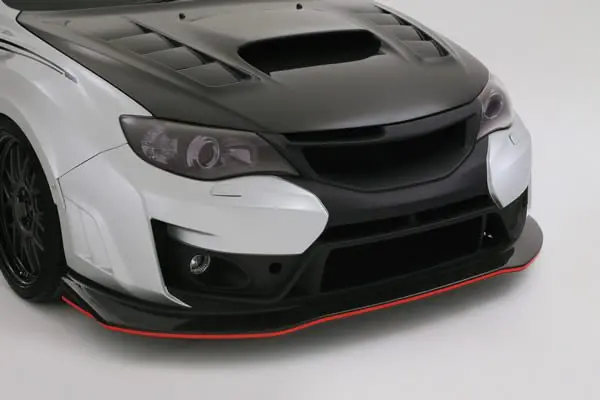 Varis Front Bumper, Ver. 2 (Ultimate ’16 Version) For 2008-14 Subaru Wrx Sti [Grb/Gvb] Vasu-151/Vasu-152 1