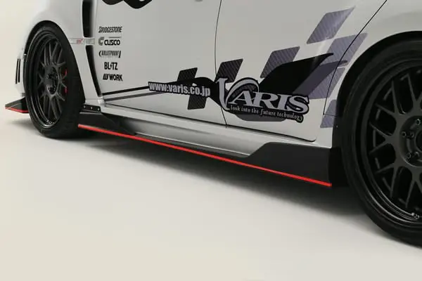 Varis Ultimate Version 2 Side Skirt + Air Shroud Set - 2008-14 Subaru Wrx Sti [Grb/Gvb] 1