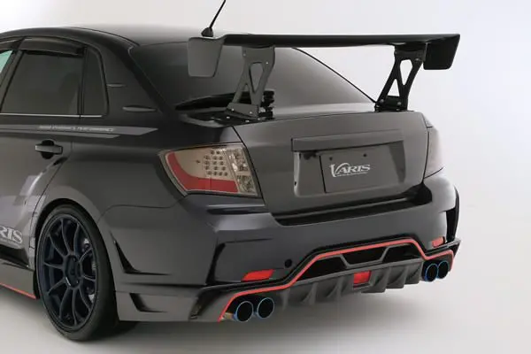 Varis Ultimate Rear Bumper For 2008-14 Subaru Wrx Sedan [Gvb] Vasu-159 1