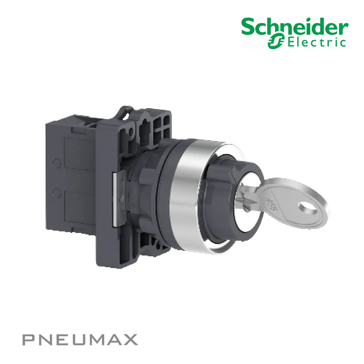 Xa2eg21 Key Selector Switch สวิตช์ซีเลคเตอร์ Left Side Pullout , 2P, 1No 1