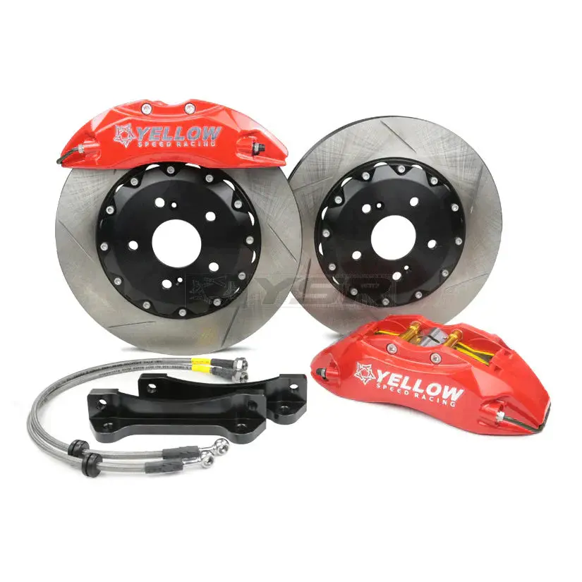 Yellow Speed Racing Front 4 Piston Ultra Big Brake Kit - Audi A4 / S4 2001-2006 (B6) 2