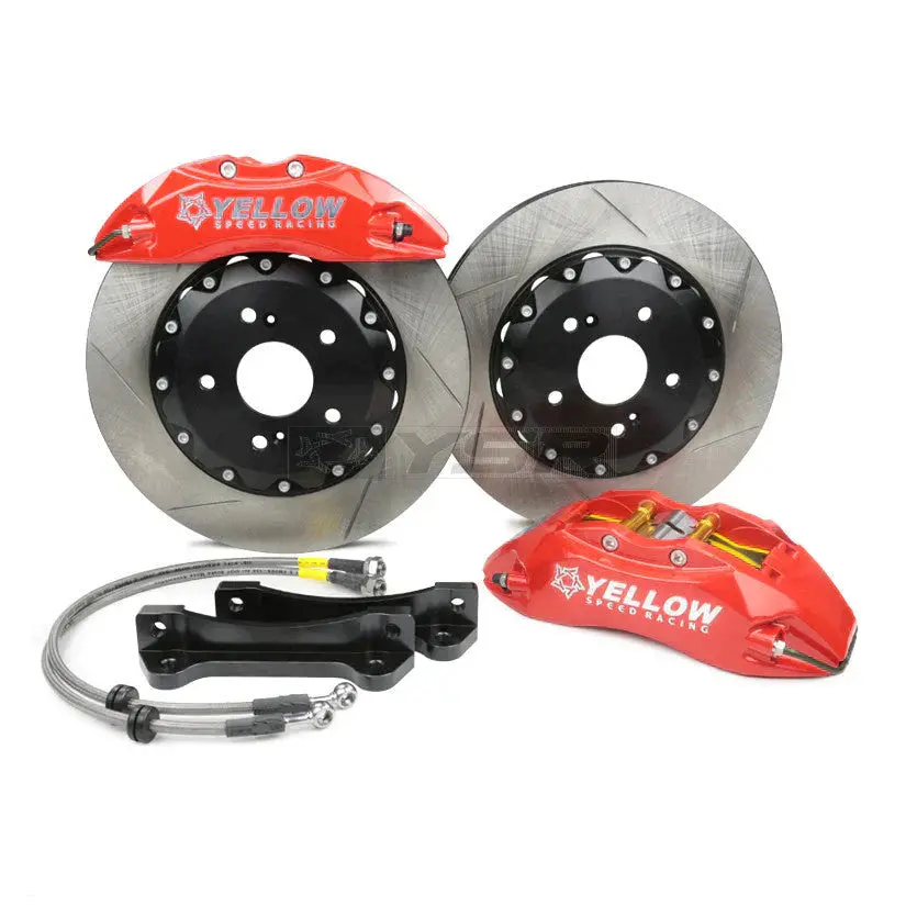 Yellow Speed Racing Front 6 Piston Ultra Big Brake Kit - Acura Tsx 2003-2008 (Cl9) 2