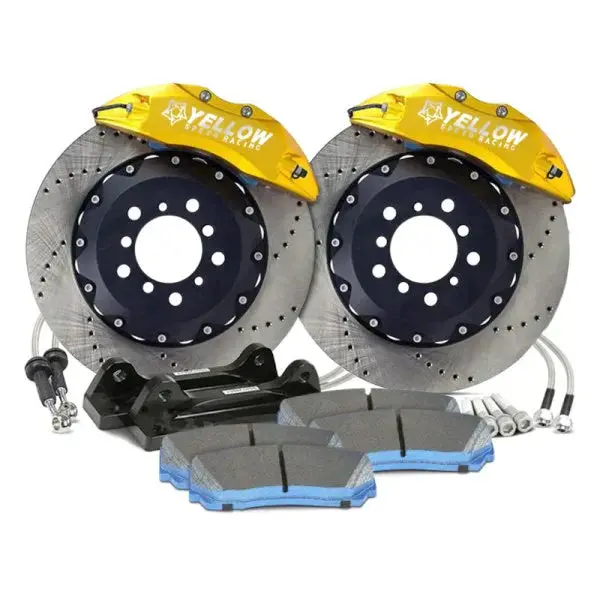 Yellow Speed Racing Front 8 Piston Ultra Big Brake Kit - Saab 900 1988-1993 1