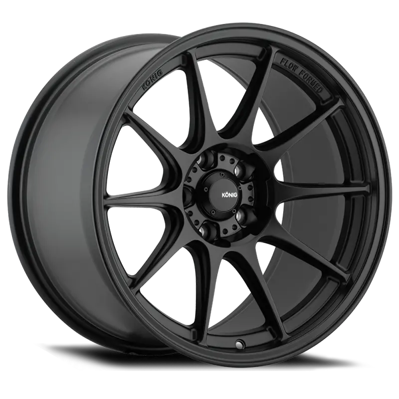 Konig Dekagram 18X8.5 5X114.3 Et35 Semi-Matte Black 1