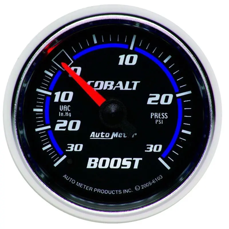 Autometer Cobalt 52Mm 30Psi Mechanical Boost Gauge 1