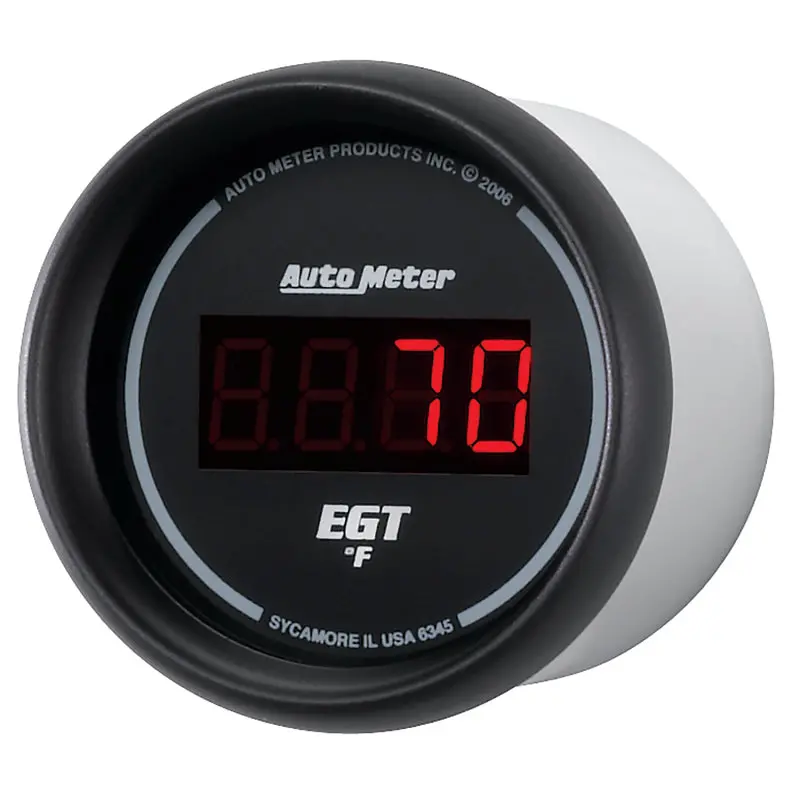 Autometer Z Series 52Mm 0-2000 Deg F Digital Egt/Pyrometer Gauge 2