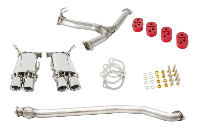 Grimmspeed Non-Resonated Catback Exhaust System - 11-21 Wrx/Sti Sedan 1