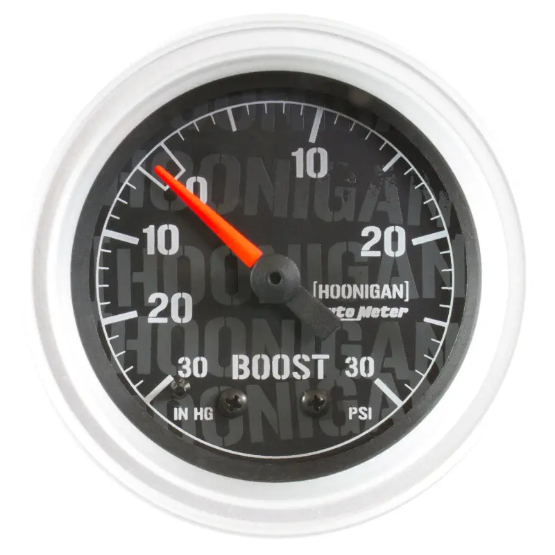 Autometer Hoonigan 52Mm 30 Psi Mechanical Vacuum/Boost Gauge 1