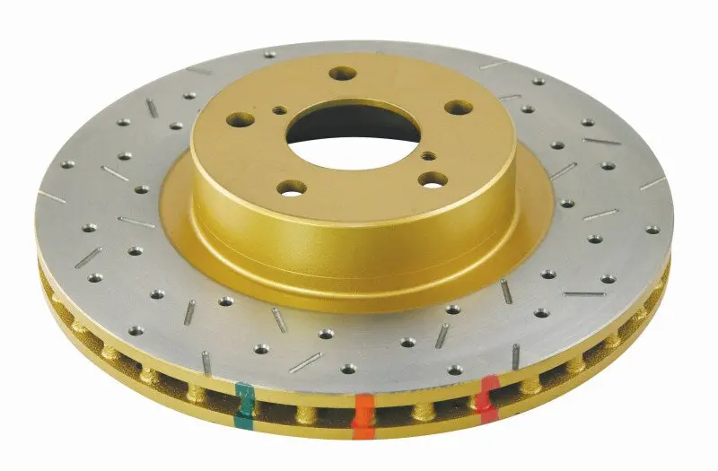 Dba 05-16 Saab 9-2X Linear/ 2.5I Front 4000 Series Drilled & Slotted Rotor 1