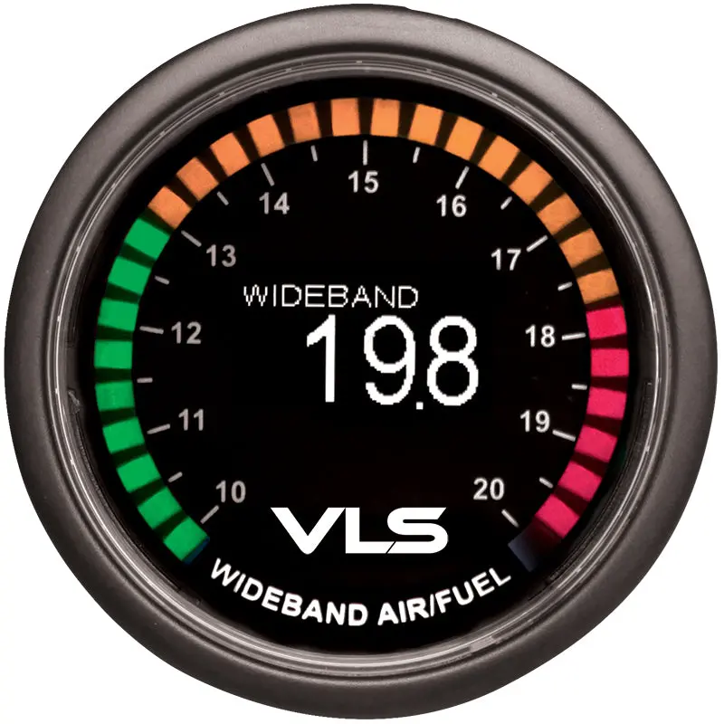 Revel Vls 52Mm 10.0:1-20.0:1 Afr Digital Oled Wideband Air/Fuel Ratio Gauge 1
