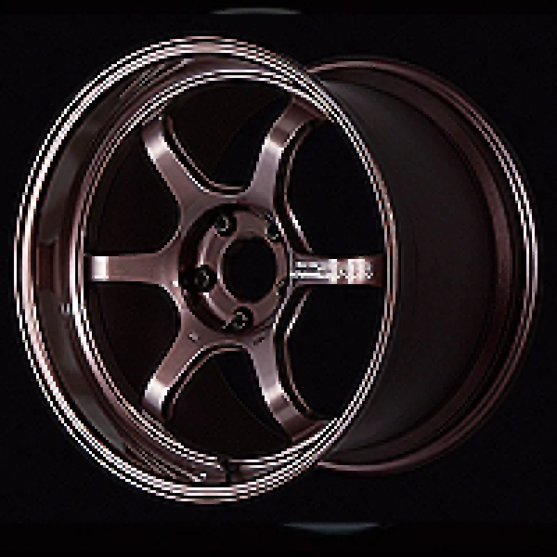 Advan R6 18X8.5 +37 5X114.3 Racing Copper Bronze Wheel 1