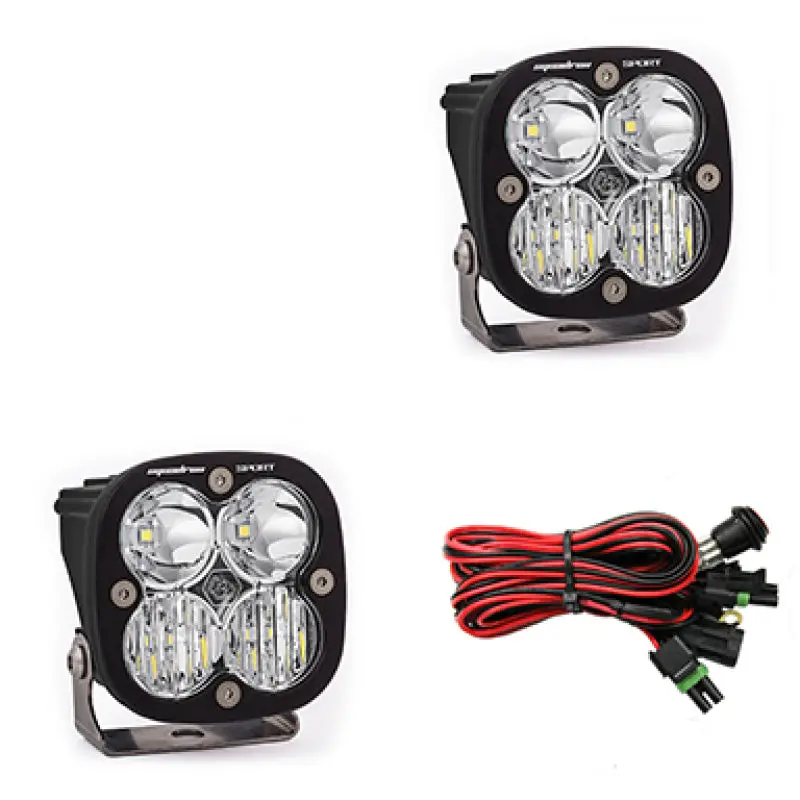 Baja Designs Squadron Sport Driving/Combo Pair Led Light Pods - Clear 1