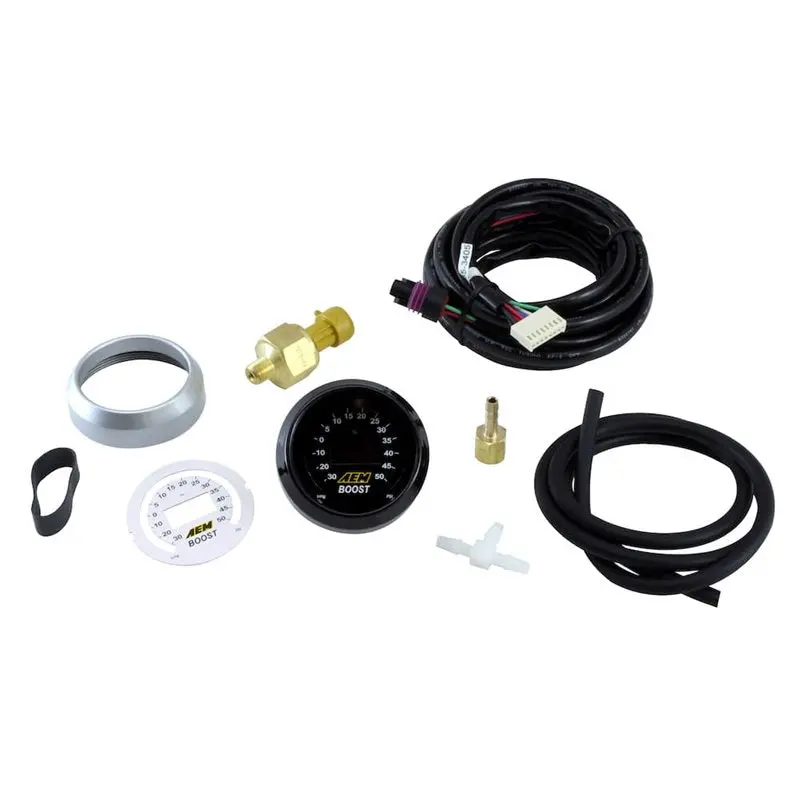 Aem Digital 52Mm Boost Gauge -30 - 50Psi - Universal 1