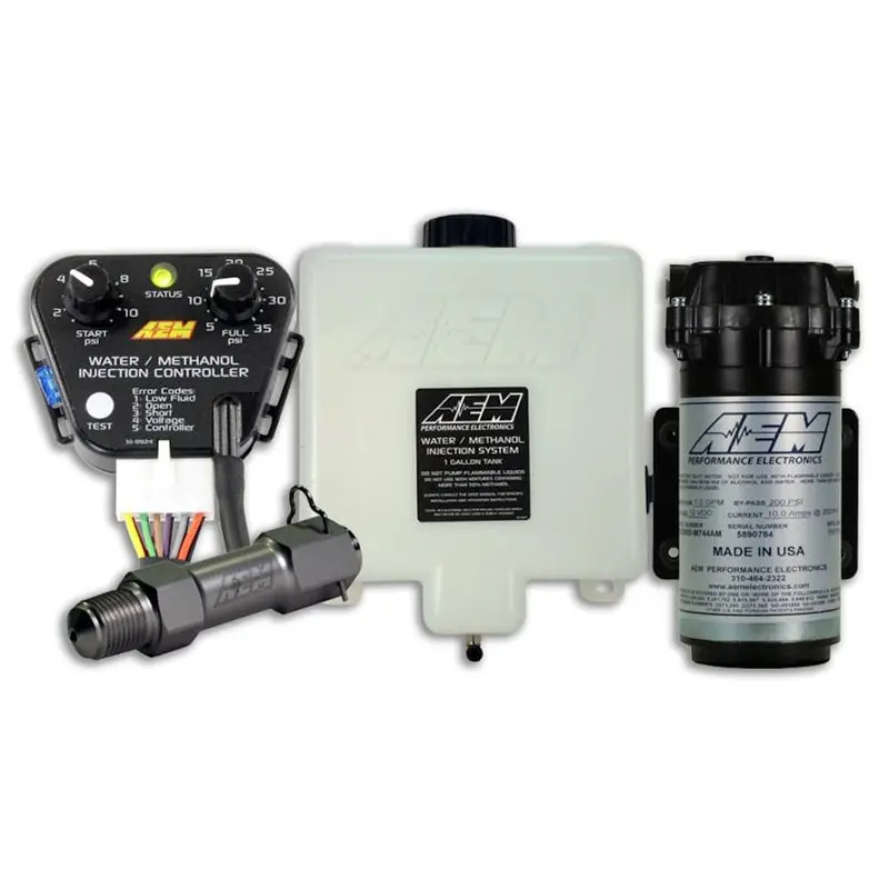 Aem V3 Water/Methanol Injection Kit - 1.15 Gallon Tank - 35 Psi - Internal Map Sensor 1