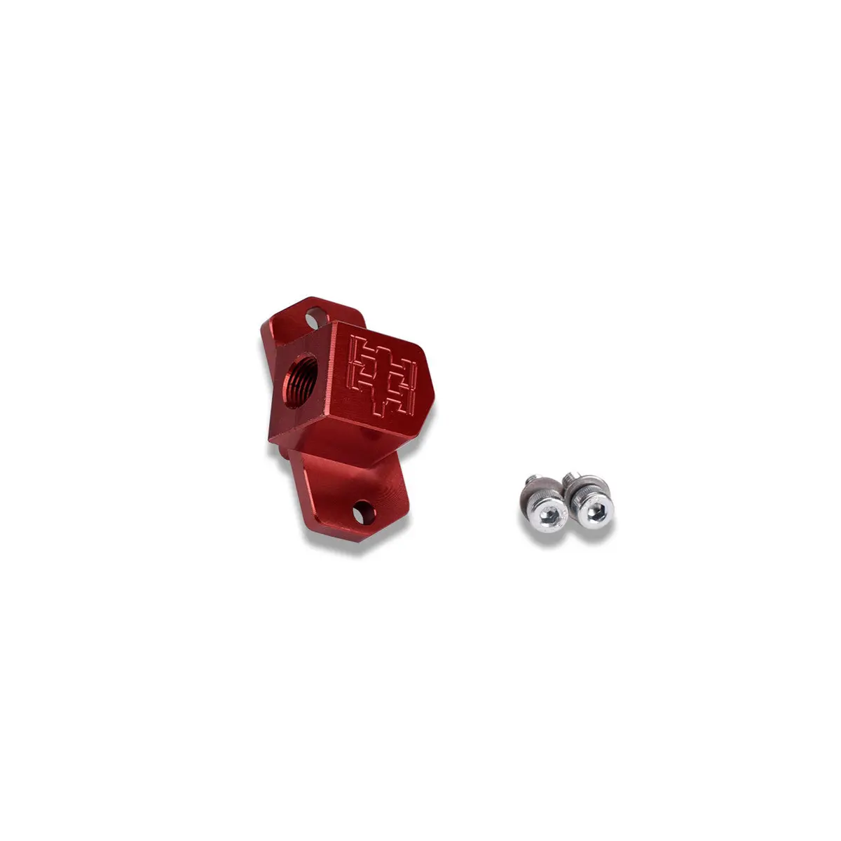 Iag Map Sensor Adapter For 2002-07 Subaru Wrx, 04-21 Sti, 04-08 Fxt - Red Finish 1