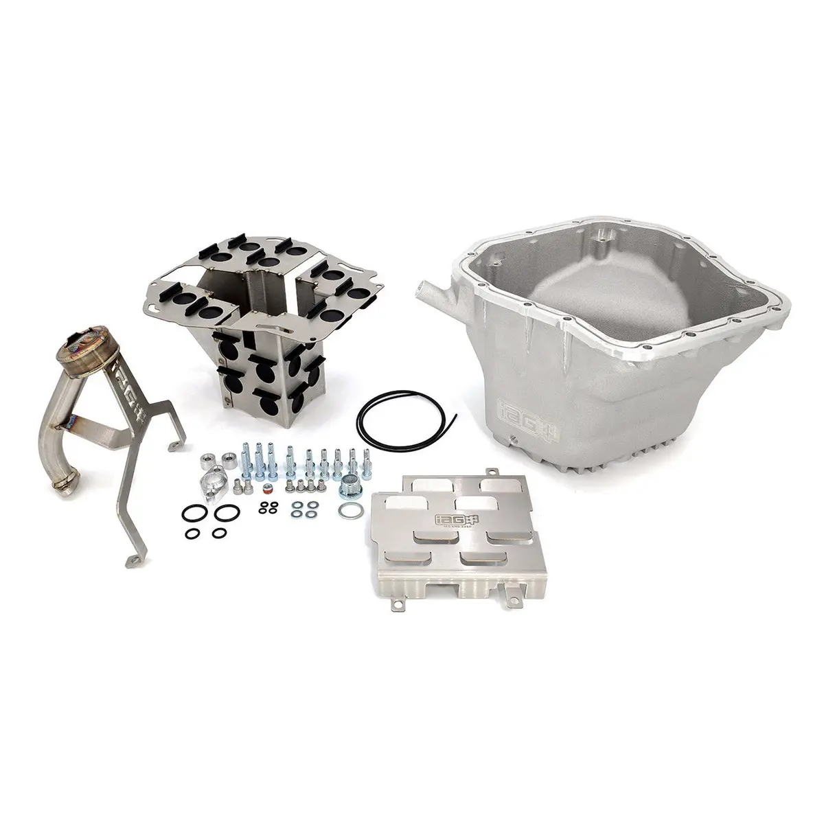 Iag Ej Competition Series Oil Pan Package (Silver Pan / Pickup / Comp Baffle / Windage Tray) - 2002-2014 Wrx, 2004-2021 Sti, 2005-2009 Legacy Gt, 2004-2013 Forester Xt 1