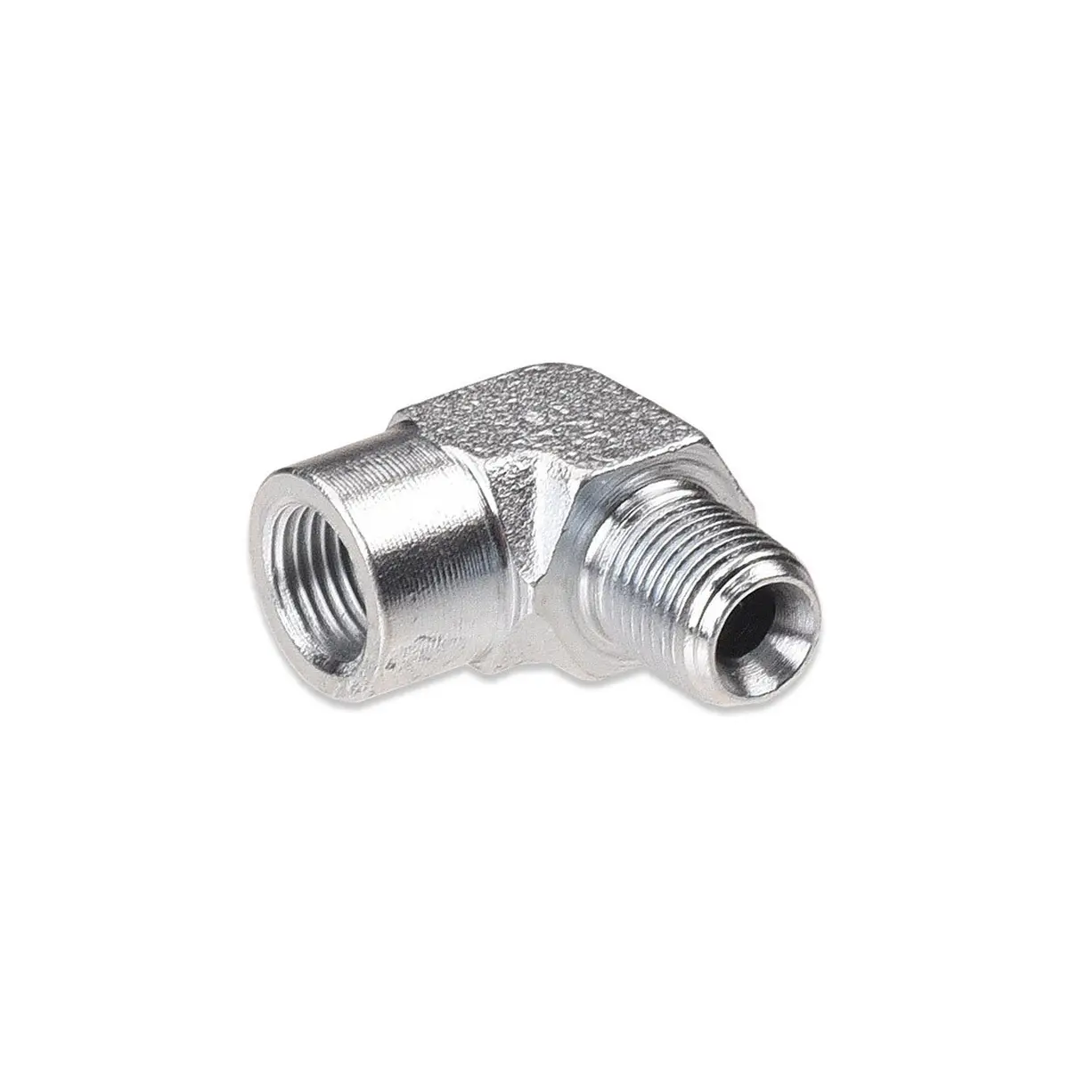 Iag 90 Degree 1/8 Inch Npt Male To Female Zinc Plated Fitting 1