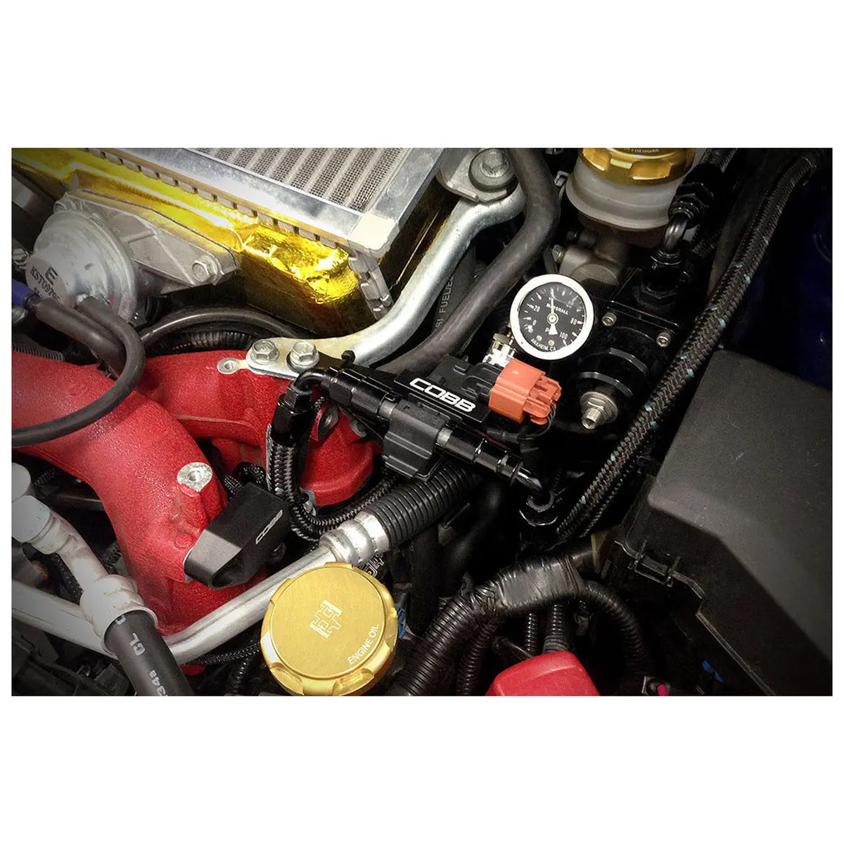 Iag Flex Fuel Line Upgrade Kit - Adapts Iag Fuel Line Kits To Cobb Flex Fuel Kits - 08-14 Wrx, 08-20 Sti 1