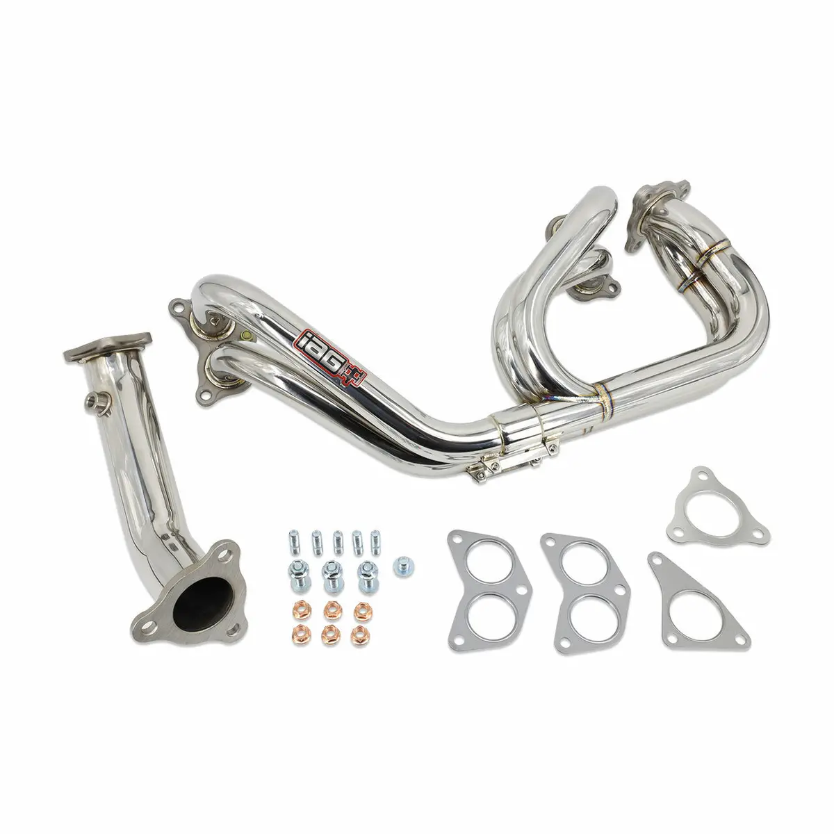 Iag Performance Equal Length 3-Bolt Header & Uppipe - 02-14 Wrx, 04-21 Sti, 05-09 Lgt, 04-08 Fxt 1