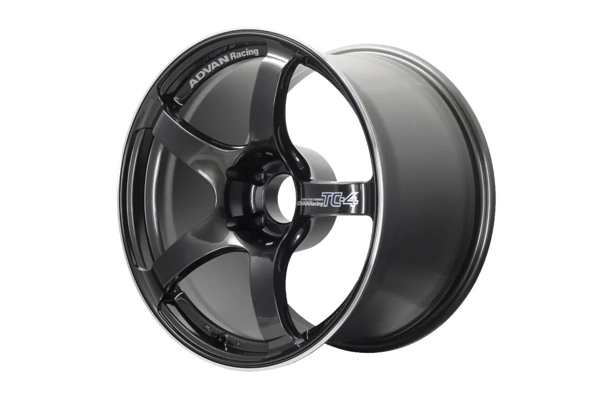 Advan Tc4 18X9.5 +35 5X114.3 Racing Gunmetallic And Ring Wheel 1
