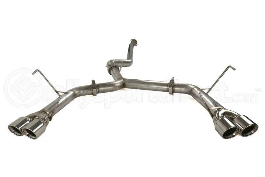 Ets Extreme Catback Exhaust System Polished Tips With Resonator - Wrx / Sti 2015 - 2021 1