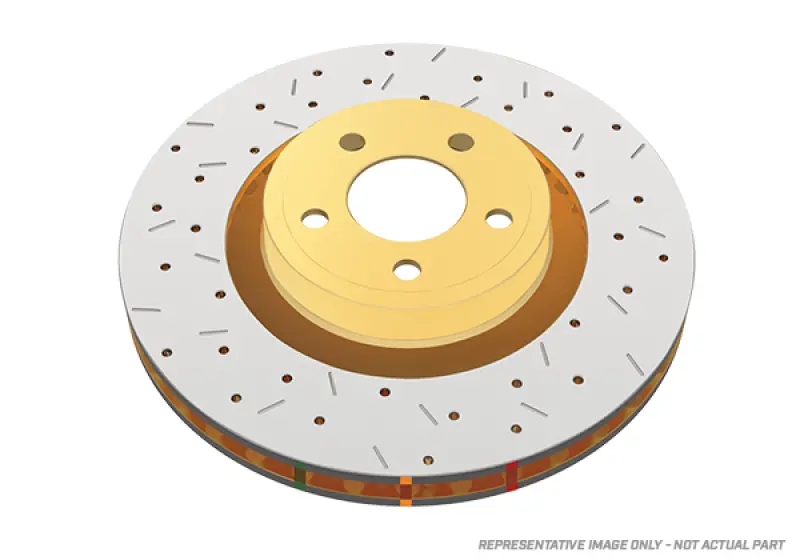 Dba 04-08 Mazda Rx-8 (Normal Susp / A/T) Front 4000 Series Drilled & Slotted Rotor 1