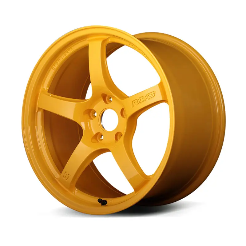 Gram Lights 57Cr 18X9.5 +22 5X114.3 Mach Yellow 1