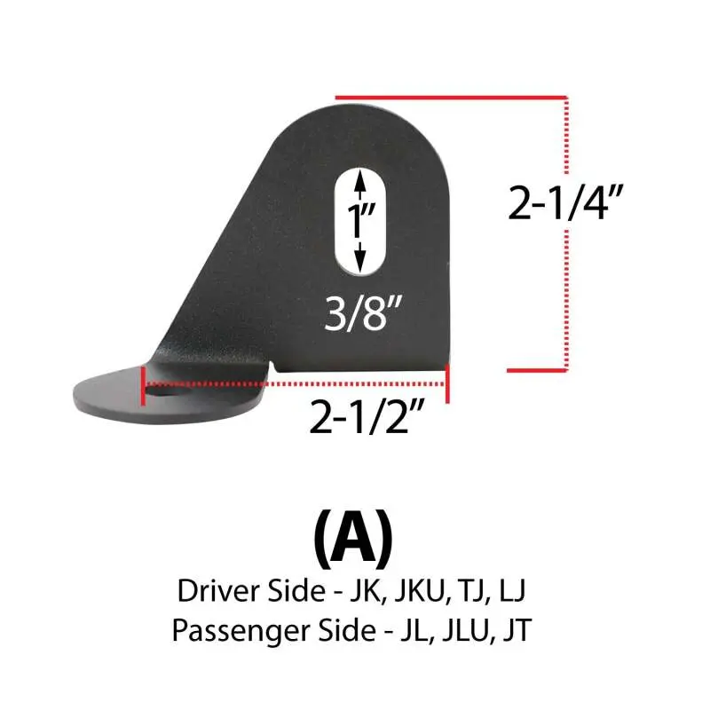 Rugged Radios Antenna Mount For Jeep Wrangler Tj Lj Jk Jl And Gladiator Jt Jeep B Mount 1