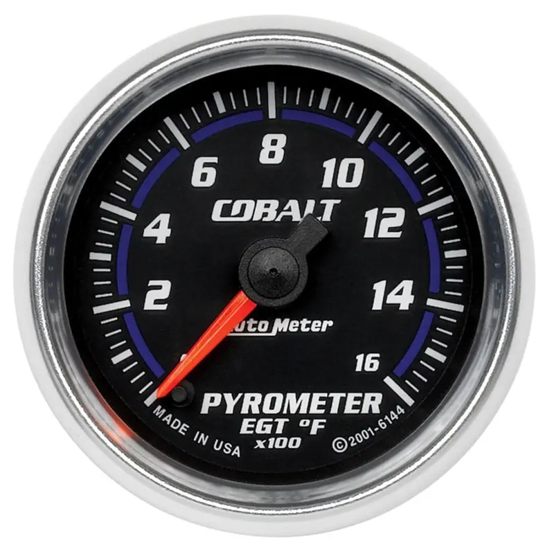 Autometer Cobalt 52Mm 1600 Deg F Electronic Pyrometer Gauge 1