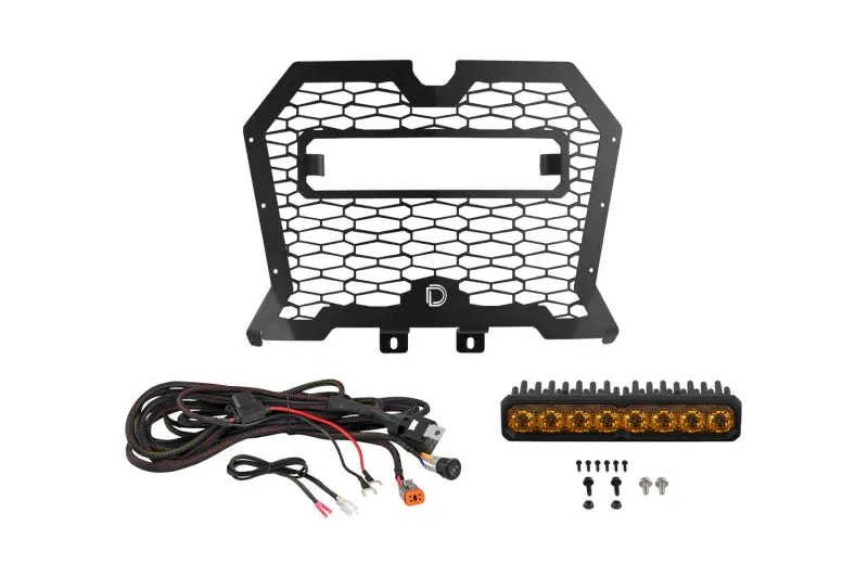 Diode Dynamics 19-24 Polaris Rzr Xp Ss10 Grille Pro Yellow Combo 1