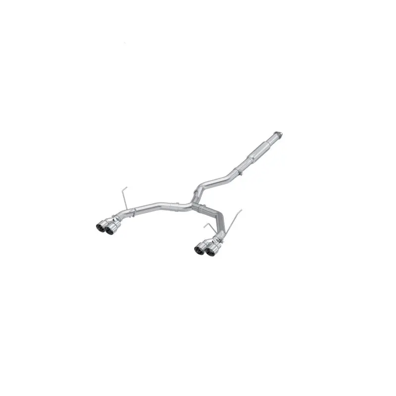 Mbrp 3In Cat-Back Dual Split Rear Quad Tips Race Profile Exhaust - 2022+ Subaru Wrx 1