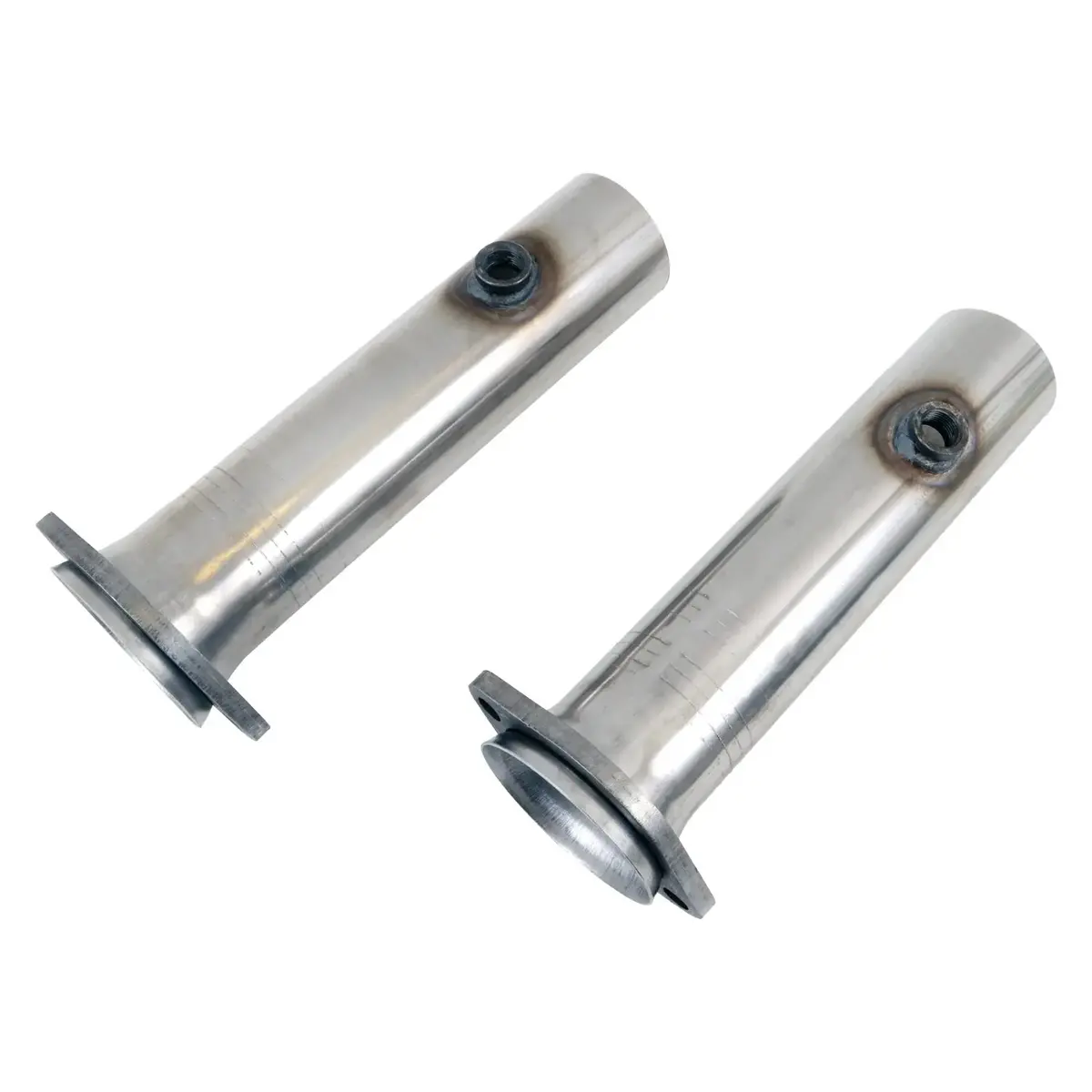 Bbk Bbk 2-3/4 Inch Exhaust Flow Tubes 14670 Aluminized Steel Cnc Formed 1