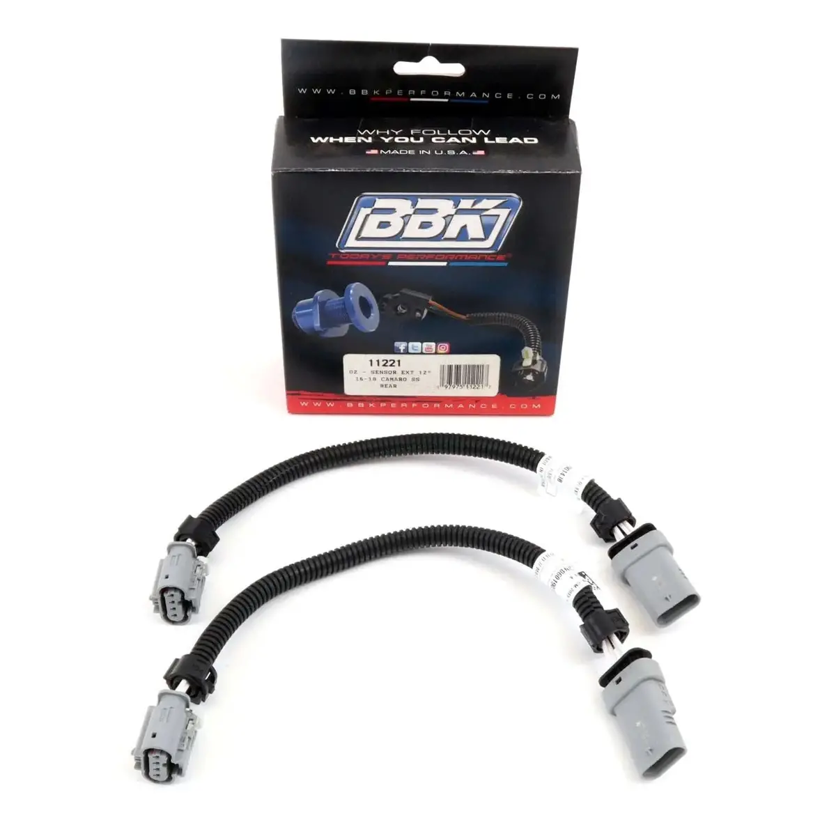 Bbk Chevrolet Camaro 6.2 O2 Sensor Extensions Rear Harness Kit With Manual Trans 16-24 1