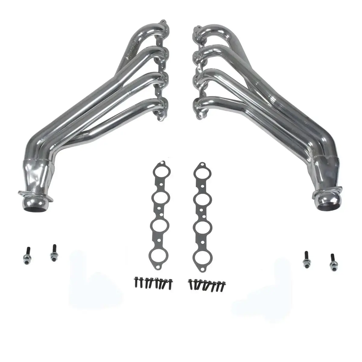 Bbk Chevrolet Camaro Ss 6.2 Lt1 1-7/8 Long Tube Exhaust Headers Polished Silver Ceramic 16-24 1