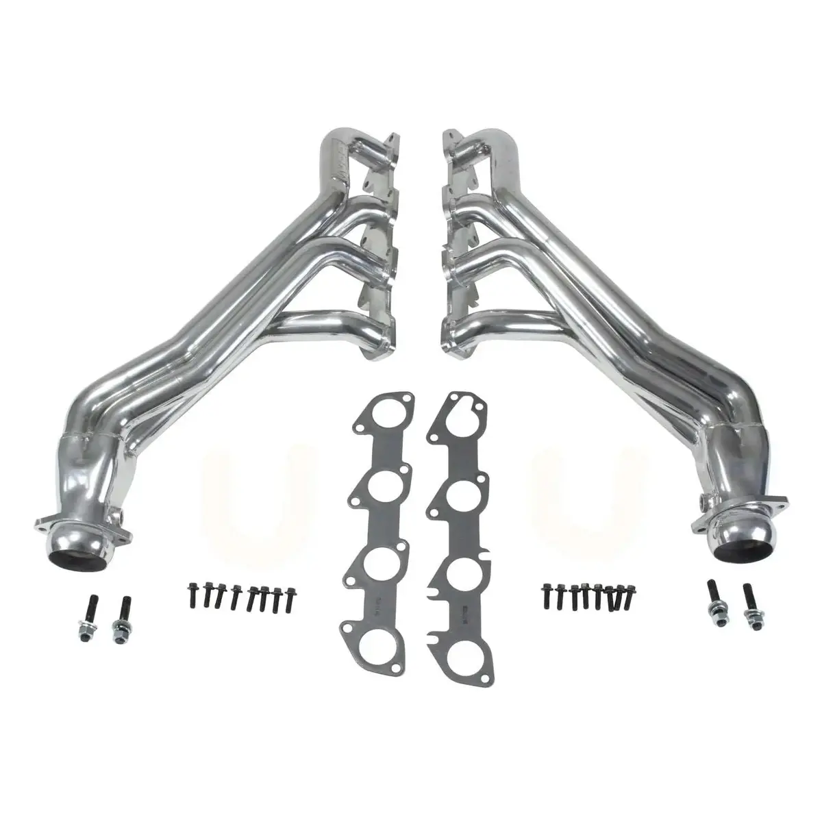 Bbk Dodge Challenger Charger 5.7 Hemi 1-3/4 Long Tube Exhaust Headers Polished Silver Ceramic 05-08 1