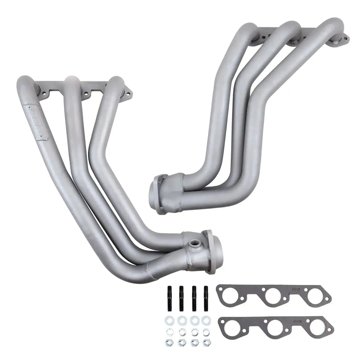 Bbk Jeep Wrangler 3.8 1-5/8 Long Tube Exhaust Headers With High Flow Cats Titanium Ceramic 07-11 1