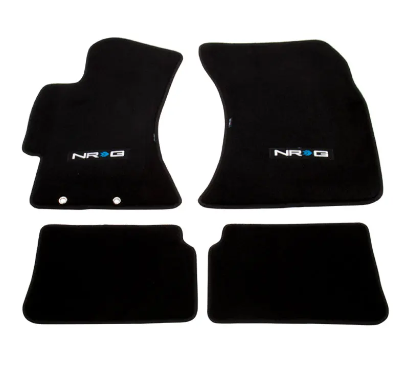 Nrg Floor Mats - 2008-2014 Subaru Impreza Wrx/Sti (Nrg Logo) - 4Pc. 1